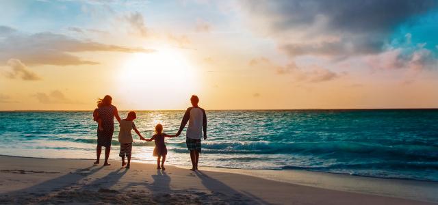 Family on a Beach
